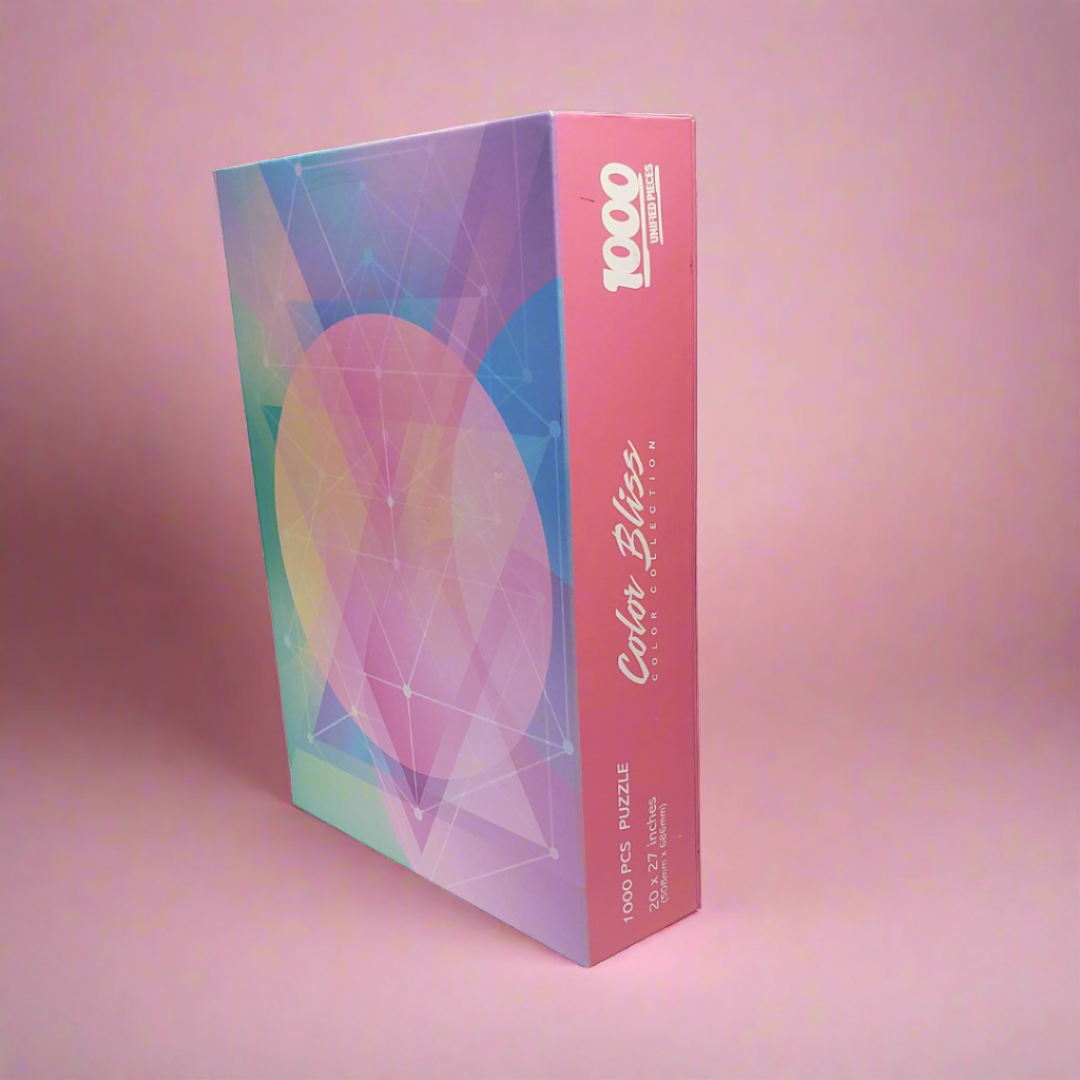 Color Bliss - 1000pc Puzzle (Large Poster Included) | Unified Pieces