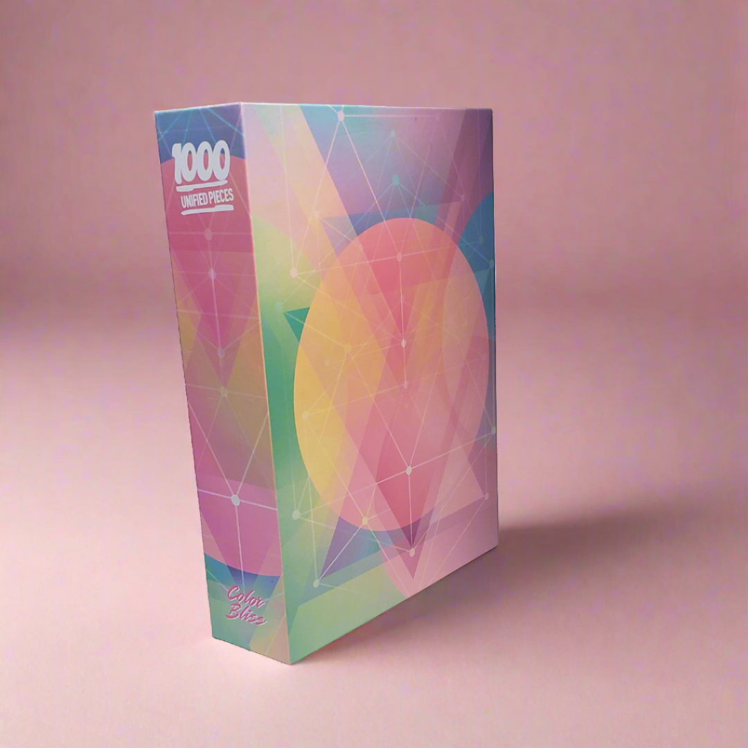 Color Bliss - 1000pc Puzzle (Large Poster Included) | Unified Pieces