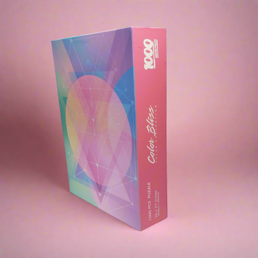 Color Bliss - 1000pc Puzzle (Large Poster Included) | Unified Pieces