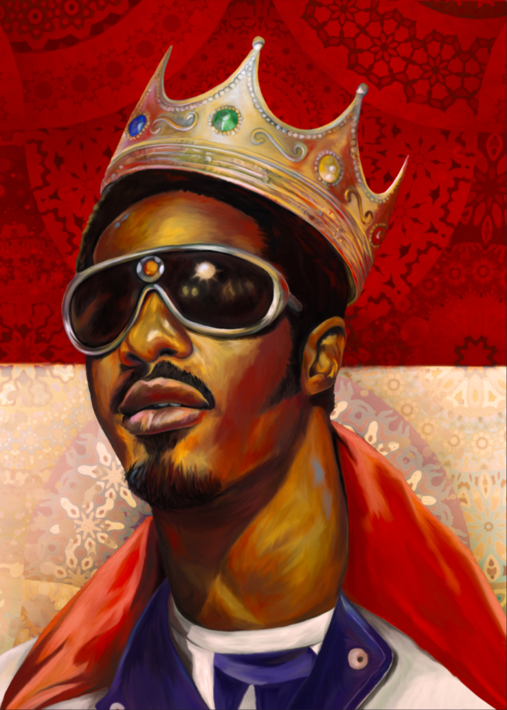 Puzzle of Black man in a crown